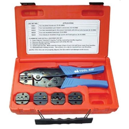 S&G TOOL AID CORPORATION S and G Tool Aid 18920 Ratcheting Terminal Crimper Kit SGT-18920